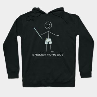 Funny Mens English Horn Hoodie